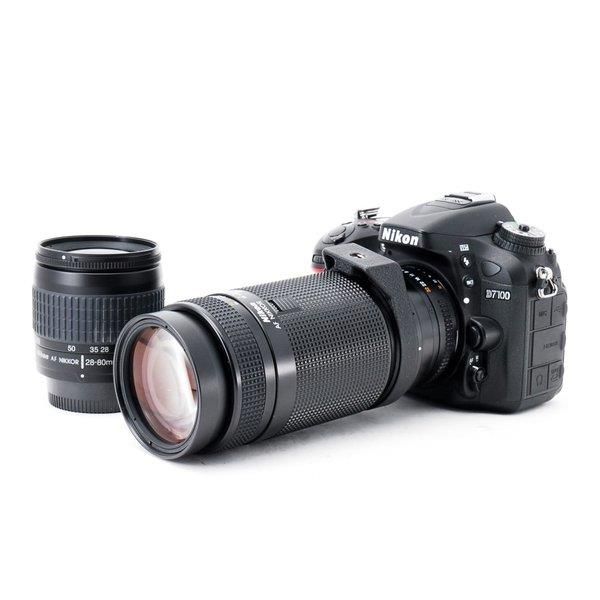 中古】ニコン Nikon D7100 標準&超望遠ダブルズームセット 美品