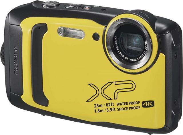 【中古】FUJIFILM 防水カメラ XP140 イエロー FX-XP140Yの通販は 36,270円