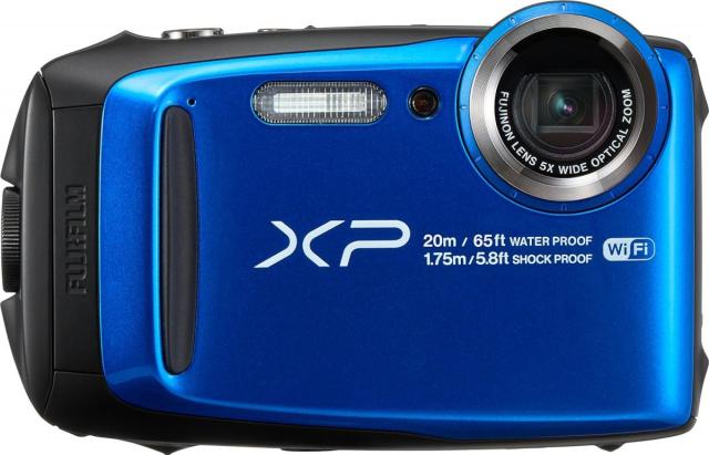 中古】FUJIFILM デジタルカメラ XP120 ブルー 防水 FX-XP120BL 
