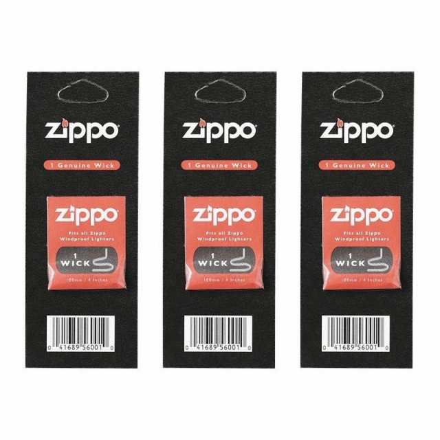 ZIPPO ウィック 3個セット 替え芯 ジッポ ジッポー wick 替芯 純正品 オイルライター サプライ品 交換用 メンテナンスの通販はau  PAY マーケット - A-ITEM
