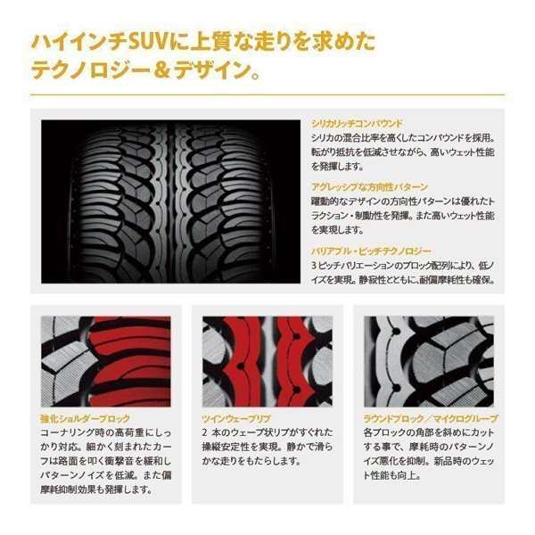 パラダ スペックエックス NX ハリアー 245/45R20 ヨコハマ パラダ PA02