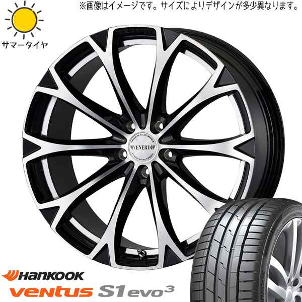 WEB限定デザイン ventus アウトランダー エクストレイル 235/55R19 ハンコック ベンタス K127 プレシャス HM1 19インチ  8.0J +45 5/114.3 4本SET 夏用