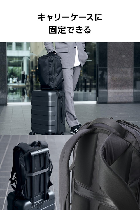 エレコム バックパック 15.6inch 21L MNL CITY PACK CORDURA re/cor コーデュラ リコラー 撥水加工 ブラック┃BM-MNLBP01NBK