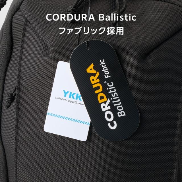 エレコム バックパック 15.6inch 21L MNL CITY PACK CORDURA Ballistic コーデュラ ナイロン リュック バッグ ビジネス PC収納 21L ブラック┃BM-MNLBP02BK