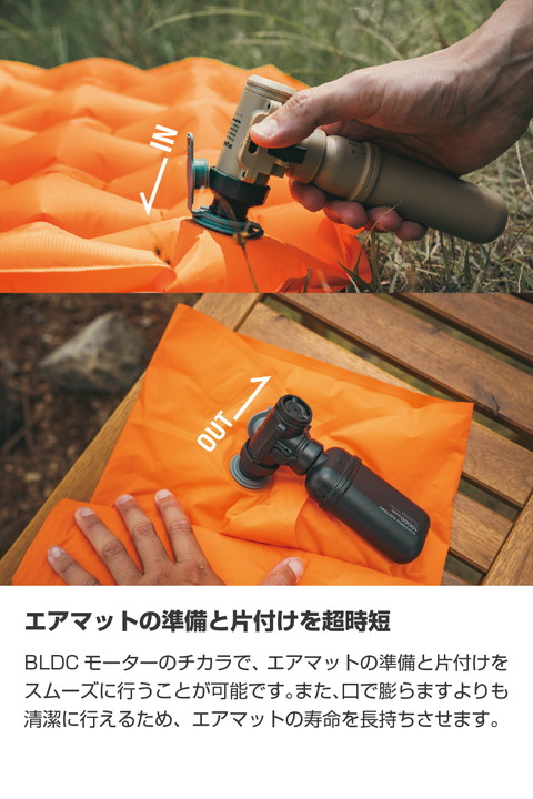 エレコム NESTOUT ポンプ ファイアブロワー 付属モデル 火吹き棒ノズル