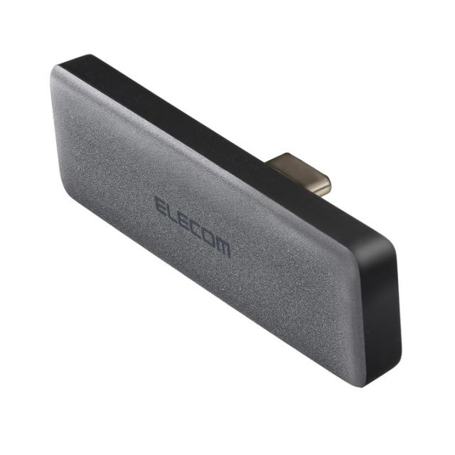 エレコム 外付け ポータブル SSD Type-Cコネクター対応 1TB USB20Gbps対応 iPhone向け 超小型 直刺し Type-C グレー┃ESD-EAPC1000GGY