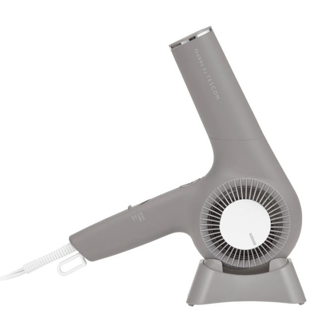 テスコム TESCOM ハンドドライヤー プロフェッショナル プロテクトイオン ヘアドライヤー シロッコタイプ(ハンドドライヤー) プロテクトイオン Nobby by TESCOM スモーキーグレー ┃NIB500B-H/E