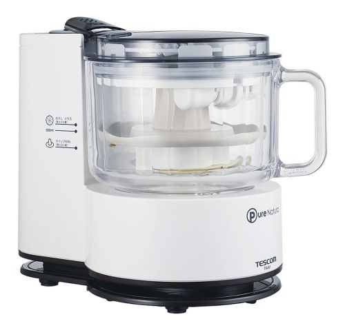 テスコム TESCOM   フードプロセッサー まぜる、きざむ、おろす、泡立てる オールインワン収納 レシピブック付き ┃TK441 W