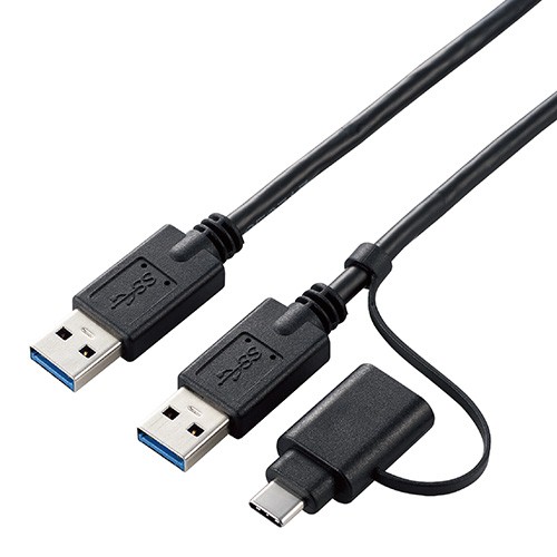 エレコム Type-C 変換アダプタ 付き リンクケーブル USB3.0 データ移行ケーブル USB3.0 Windows Mac対応 タイプC  アダプタ付属 1.5m ブの通販はau PAY マーケット エレコムダイレクトショップ au PAY マーケット店 au PAY  マーケット－通販サイト