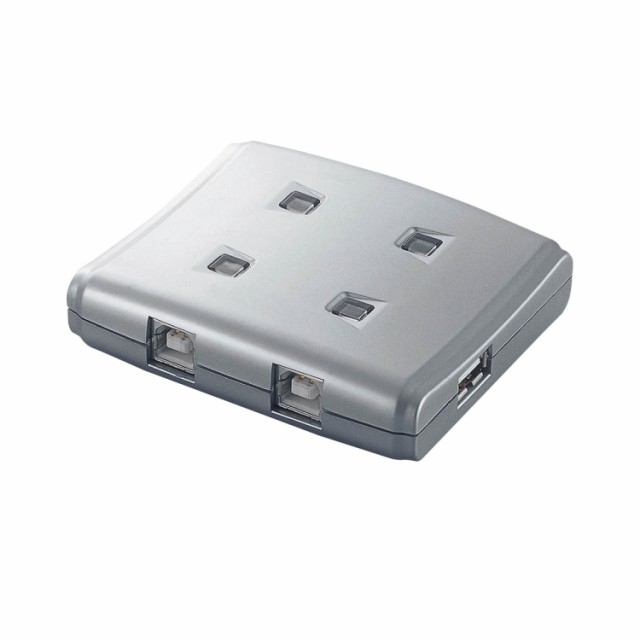 エレコム 切替器 手動切替器（4回路・USB2.0）┃USS2-W4の通販は