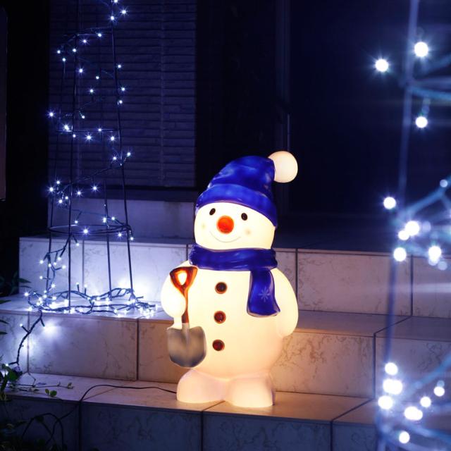 クリスマス装飾　ブローライト　スノーマン 楽天市場】2in1イルミネーションライト ledイルミネーション 3D