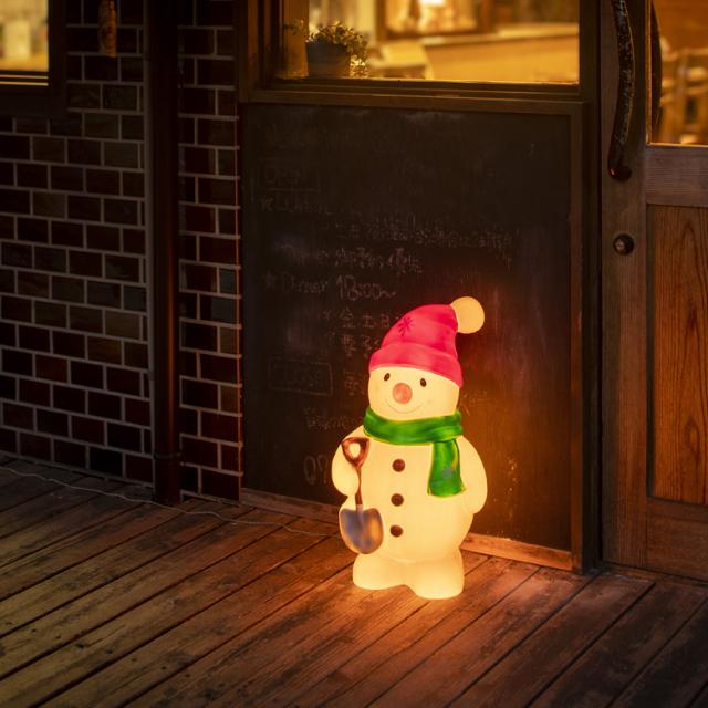 イルミネーション クリスマス ローボルト 雪だるま モチーフ