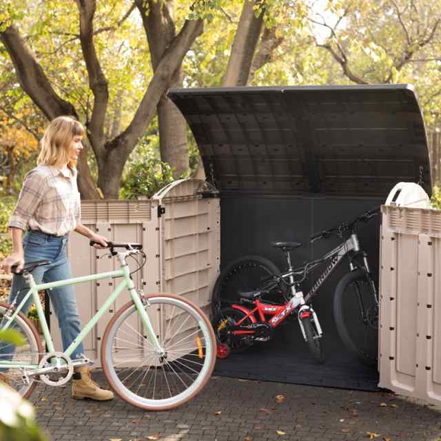 物置 おしゃれ ゴミ箱 タイヤ収納 自転車置き場 サイクルポート ストア