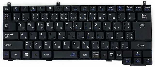 送料無料】【中古品】ノートパソコン交換用キーボード NEC versapro VX