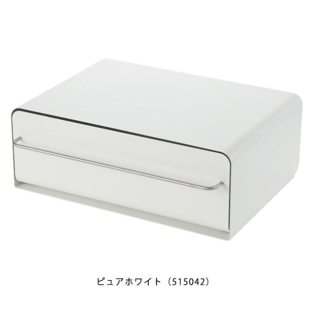カウンター上収納ケース UtaU カウンタードロワー スライドタイプ 2色展開 トースターラック カトラリー収納 カウンター上収納 デスク周り収納 リバーシブルトレイ マグネット対応 保管 おしゃれ 保存 ホワイト グレー ウタウ あす着対応 送料無料_12