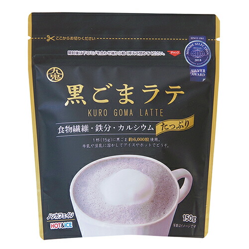 九鬼産業　黒ごまラテ　袋　150ｇ×12個の通販は 4,946円