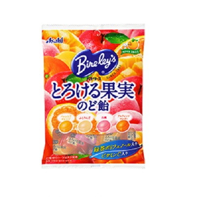 アサヒ　バヤリースとろける果実のど飴　１２０ｇ×48個