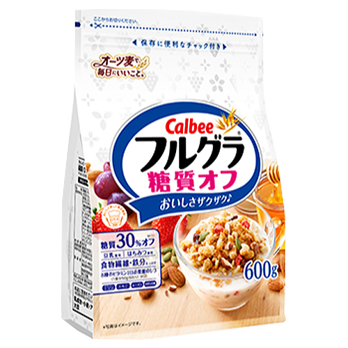 カルビー　フルグラ 糖質オフ（600ｇ）×6個×2セットの通販は 8,489円