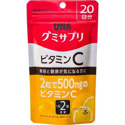 ＵＨＡ味覚糖 ＵＨＡグミサプリ ビタミンＣ ＳＰ２０日分×１０個 UHA