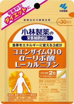 小林製薬 ＣｏＱ１０αリポ酸Ｌカルニチン ６０粒×１０個