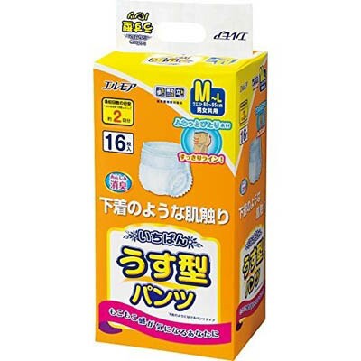 いちばん薄型パンツＭ〜Ｌ１６枚×１０個　【北海道・沖縄以外送料無料】【2017AW】の通販は