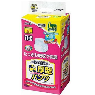 いちばん厚型パンツL〜LL16枚×10個 【北海道・沖縄以外送料無料】【2017AW】の通販は