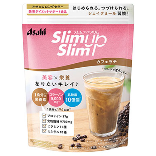 アサヒ　スリムアップスリムＰ　シェイク　カフェラテ　360ｇ×5個