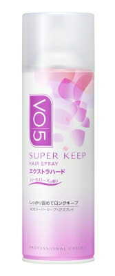 サンスター ＶＯ５　スーパーキープＨスプレイＥｘハード　ローズ 330ｇ×24個   【送料無料】