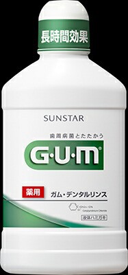 サンスター ガム　デンタルリンス　Ｒ　５００ｍｌ ×24個【送料無料】【オーラル】【歯磨き】【歯ブラシ】