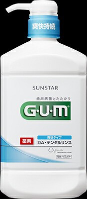 サンスター ガム・デンタルリンス爽快タイプ　９６０ｍｌ ×24個【送料無料】【オーラル】【歯磨き】【歯ブラシ】