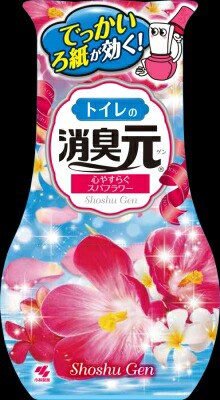 小林製薬 トイレの消臭元　心やすらぐスパフラワー　４００ｍＬ ×32個【送料無料】【消臭剤】【芳香剤】