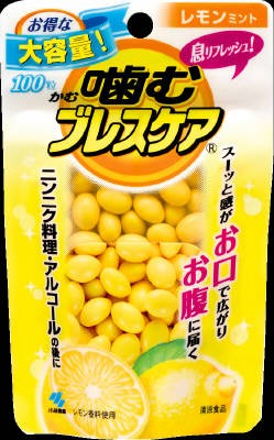 小林製薬 噛むブレスケア　レモンミント　お得な大容量 １００粒×24個【送料無料】【オーラル】【歯磨き】【歯ブラシ】