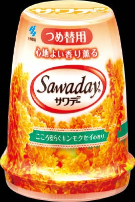 小林製薬 サワデー　こころ安らぐキンモクセイの香り　替 140ｇ×112個【送料無料】【消臭剤】【芳香剤】