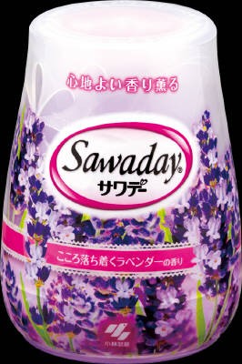 小林製薬 サワデー　こころ落ち着くラベンダーの香り １４０ｇ×24個【送料無料】【消臭剤】【芳香剤】