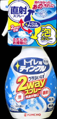 大日本除蟲菊 トイレ用ティンクル　泡直射２ｗａｙスプレー ×24個【送料無料】【住居用洗剤】【お掃除】