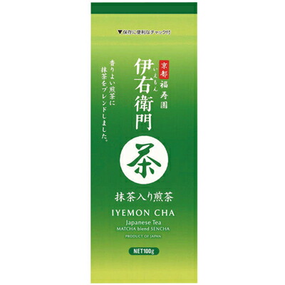 宇治の露製茶株式会社　伊右衛門抹茶入り煎茶１００ｇ×12個　【送料無料】
