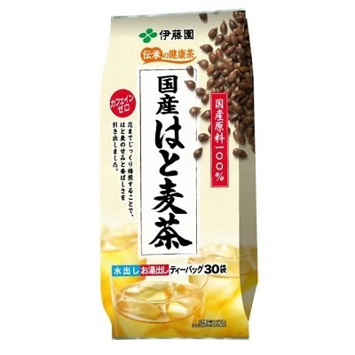 伊藤園　伝承の健康茶 国産はと麦茶ティーバッグ　袋(30バッグ) ×10個×2セットの通販は