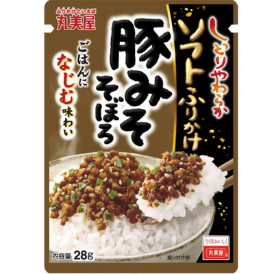 丸美屋食品工業　丸美屋　ソフトふりかけ　豚みそそぼろ　袋２８ｇ×80個　【送料無料】