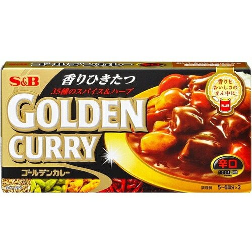 エスビー食品 S＆B ゴールデンカレー辛口１９８Ｇ×30個