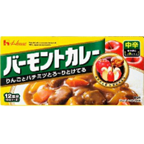 ハウス食品 バーモントカレー　中辛２３０ｇ×40個