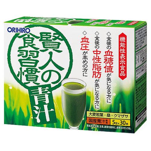 オリヒロ　賢人の食習慣青汁　150g（5g×30本）×20個【送料無料】