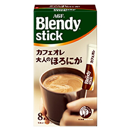 味の素　AGF 「ブレンディ」 スティック カフェオレ 大人のほろにが（8本入り）×48個の通販は