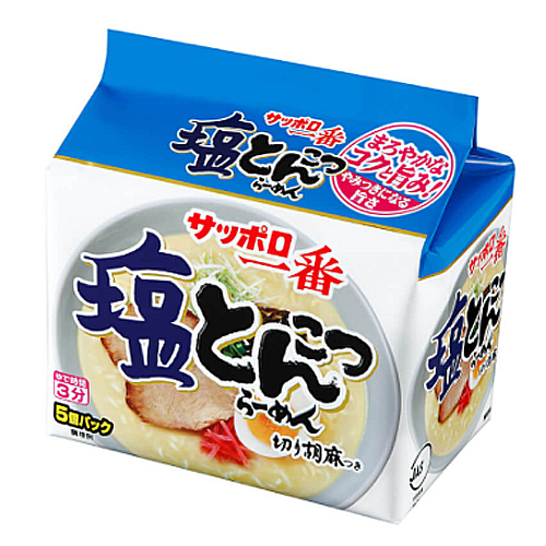 サンヨー食品　サッポロ一番　塩とんこつらーめん　（5個パック）×12個の通販は