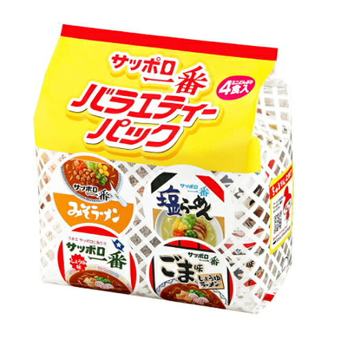 サンヨー食品　サッポロ一番　ミニどんぶり　バラエティーパック（4食入）×12個の通販は 7,164円
