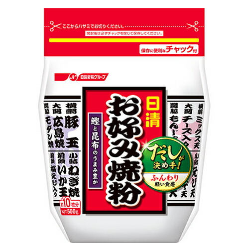 日清　お好み焼粉　500ｇ×24個の通販は 7,920円