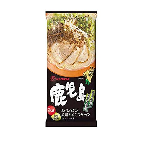 マルタイ　鹿児島黒豚とんこつラーメン（185g　袋）×15個×2セット