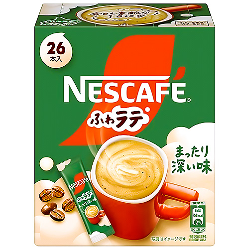 ネスカフェ エクセラ ふわラテ まったり深い味 26本×6個×2セット(合計312本)