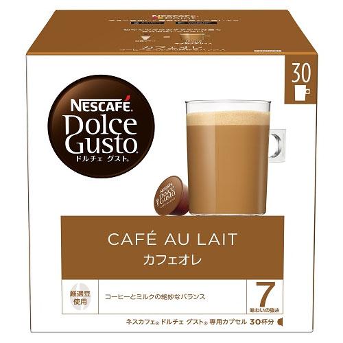 ネスレ日本　ネスカフェ ドルチェ グスト 専用カプセル カフェオレ（30杯分）×3個の通販は
