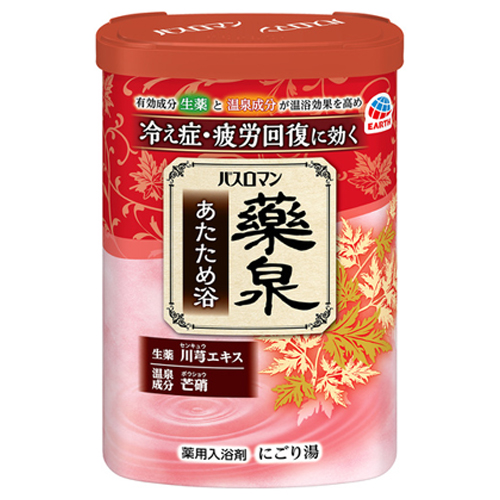 アース製薬 バスロマン 薬泉 あたため浴 600g×15個【医薬部外品】入浴剤/沐浴材/薬用入浴剤