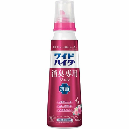 花王　ワイドハイター　消臭専用ジェル 　フレッシュフローラルの香り　本体（570ml）×12個×2セット【送料無料】の通販は